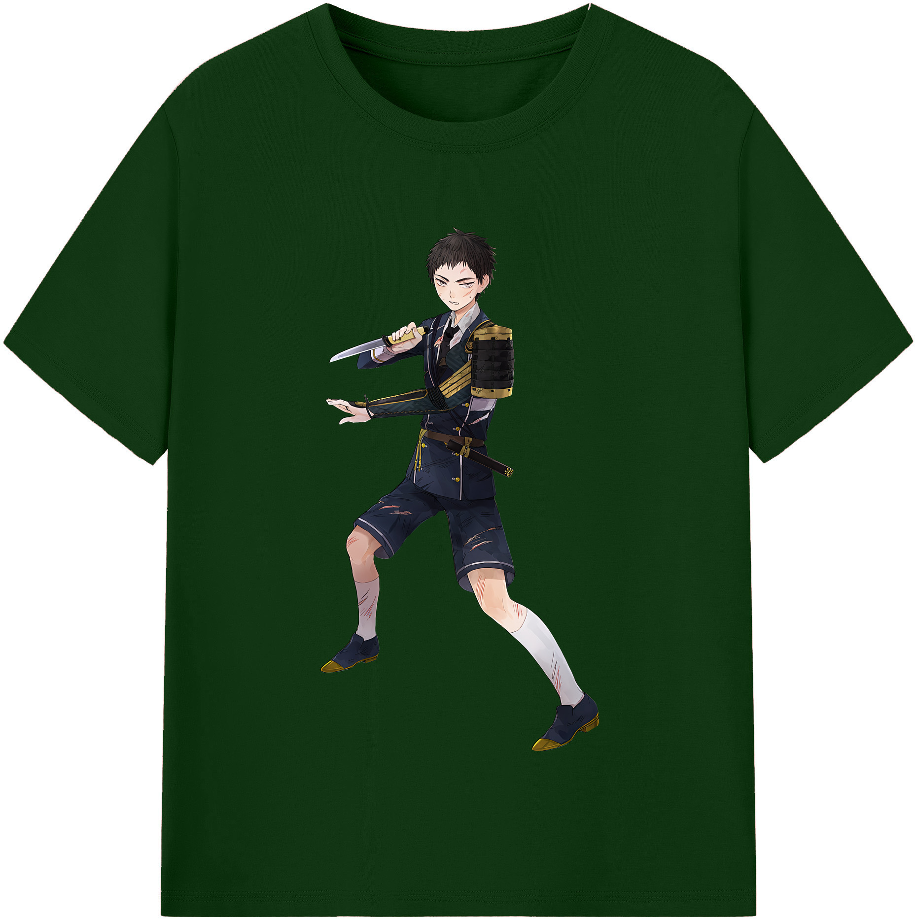 （画像用） 刀剣乱舞 Touken Ranbu 綿100％半袖Tシャツ（フロントプリント）